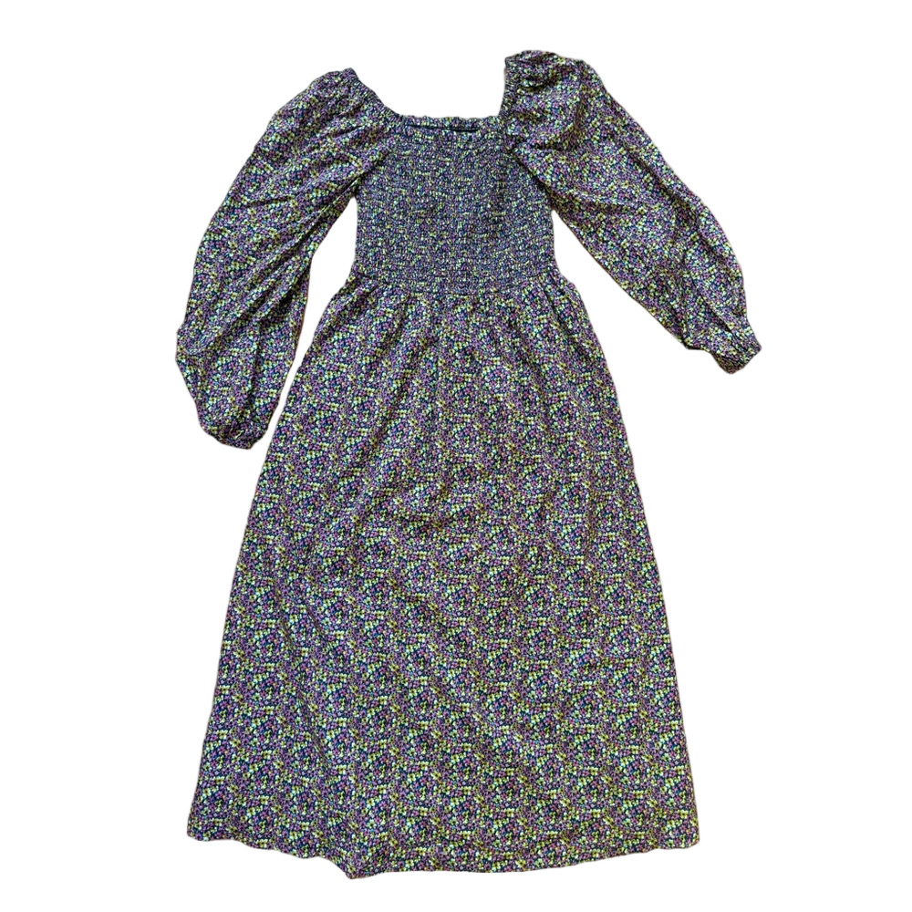 J. Crew Long Sleeve Floral Dress